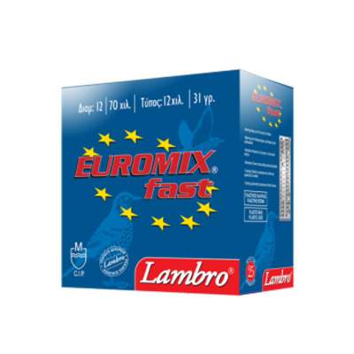 Φυσίγγια Lambro euromix fast 31gr - 25 τμχ